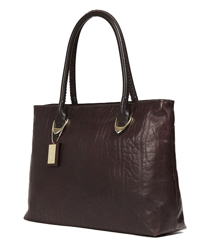 Hidesign Yangtze 02 Brown Leather Large Tote Bag - Buy Hidesign Yangtze ...