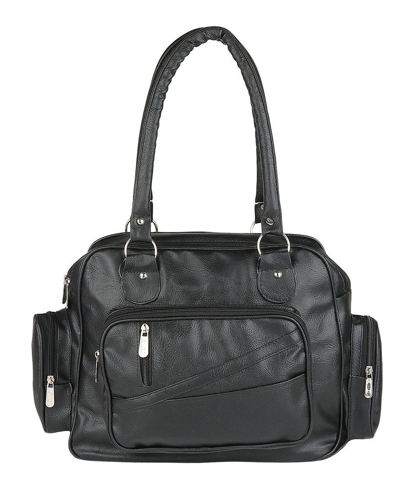 classic black shoulder bag