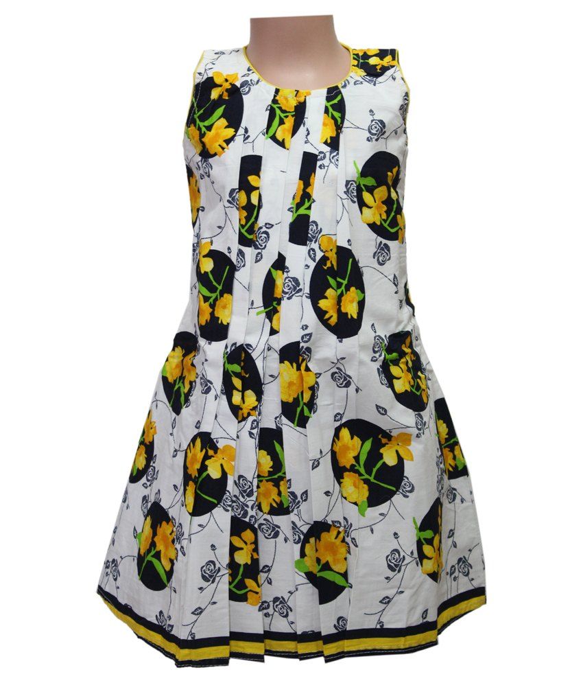 cotton sleeveless frock
