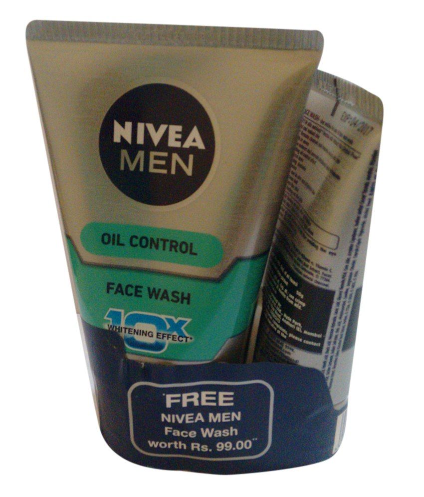 nivea advanced whitening oil control face wash