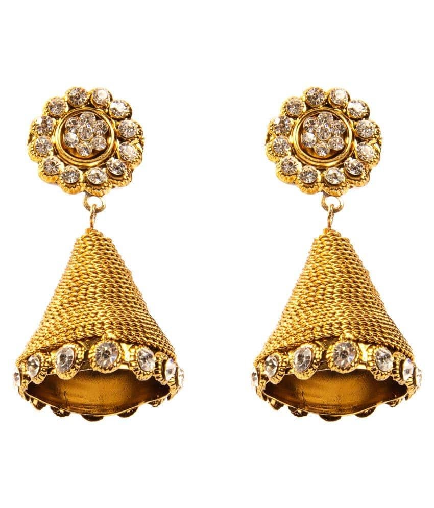 Adhira 24KT Gold Plated Earrings Buy Adhira 24KT Gold
