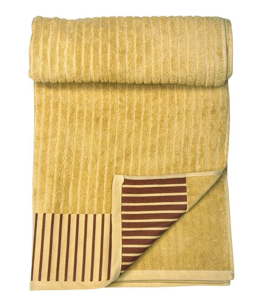 Tangerine Single Cotton Bath Towel Brown & Yellow Buy Tangerine