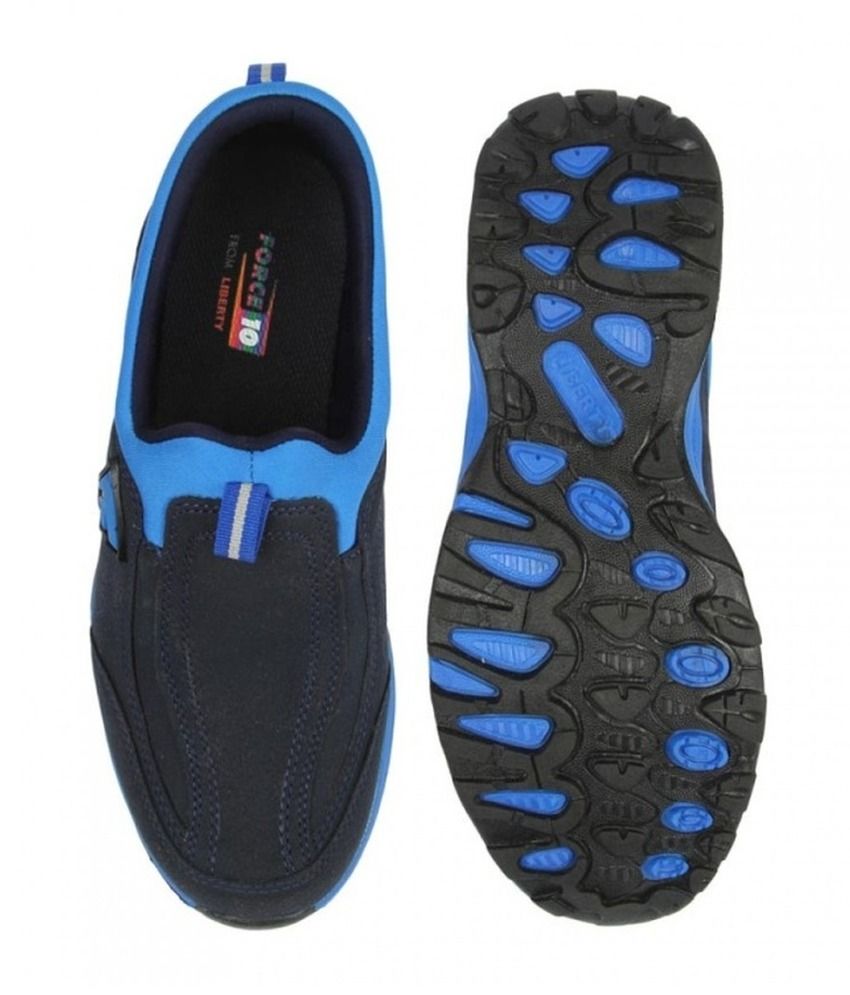 liberty black sports shoes