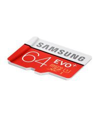 Samsung Evo Plus 64 GB Micro SDXC Class 10 80MB/s (with SD Adapter)