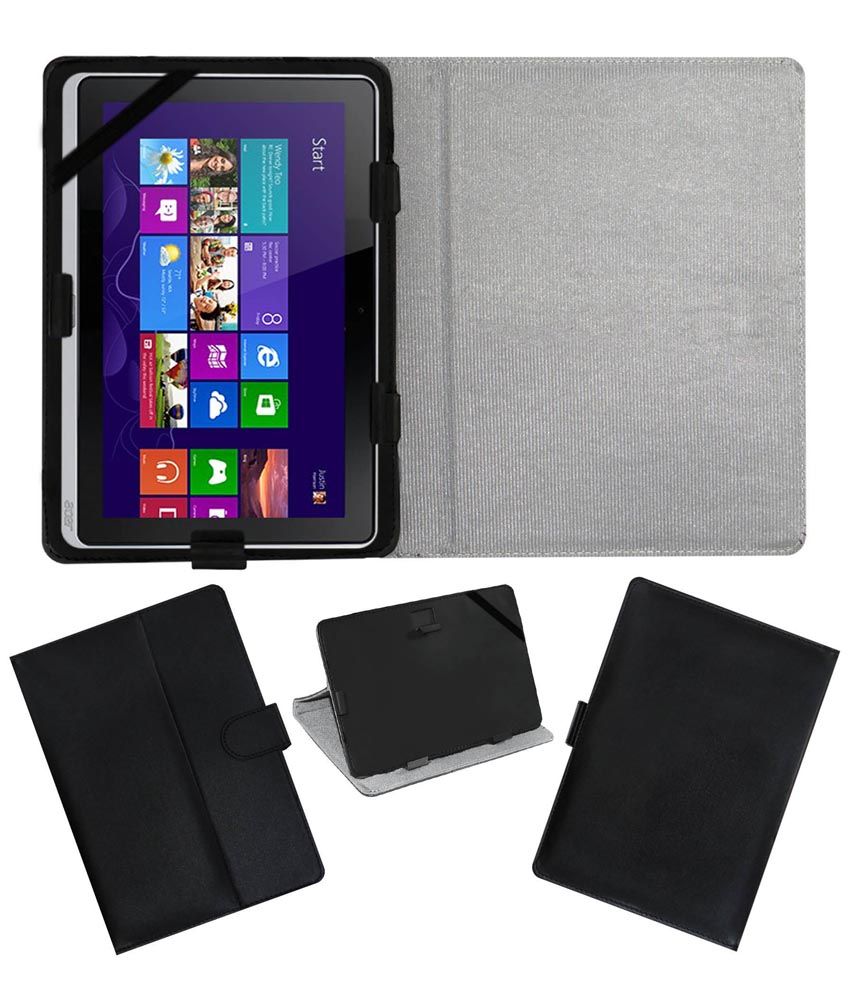 ACM Leather Flip Flap Tablet Holder Carry Case Stand Cover For Acer