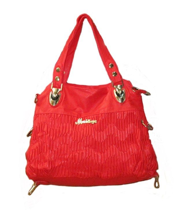 New Fancy Purse House Red Zipped Shoulder Bag Buy New Fancy Purse
