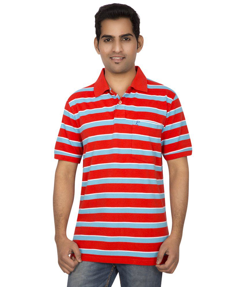Download Red Line Classic Set of Red T Shirt & Polo T Shirt for Men ...