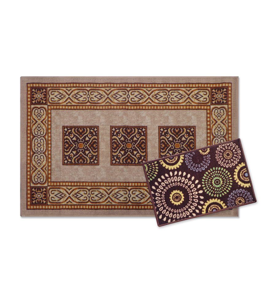 Status Brown Rug and Purple Door Mat Buy Status Brown Rug and
