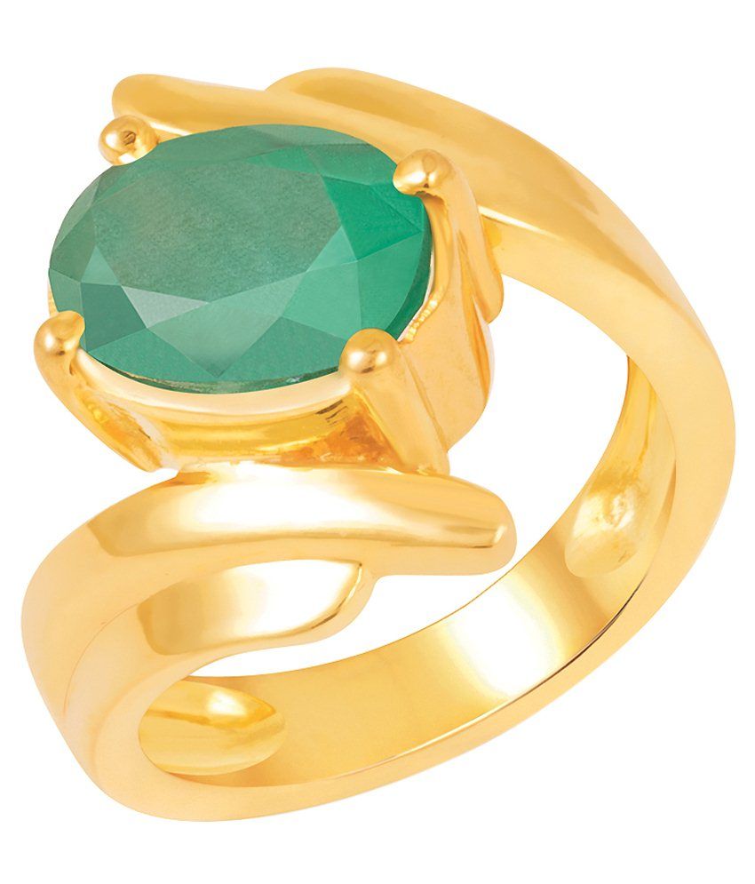 Kundali Emerald (Panna) 18Kt Gold Gemstone Ring: Buy Kundali Emerald ...