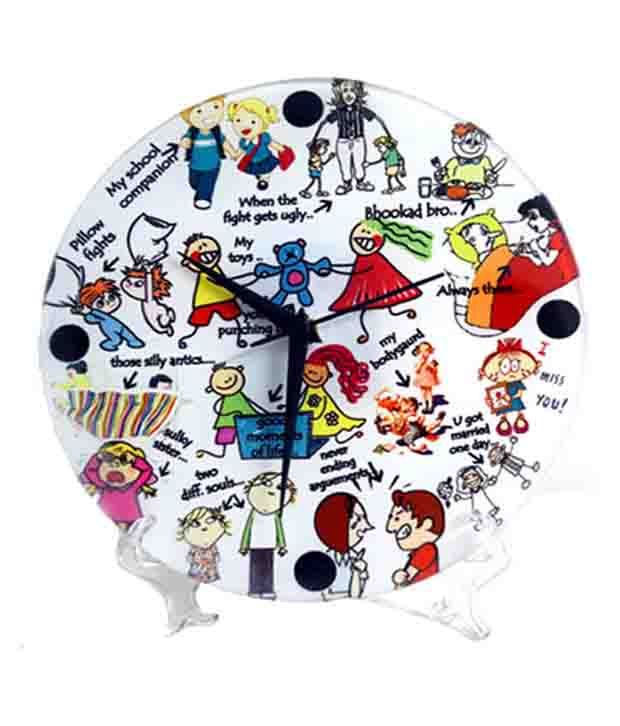 Exciting Lives Rakhi Gift Rakshabandhan Clock Buy Exciting Lives Rakhi Gift Rakshabandhan Clock At Best Price In India On Snapdeal
