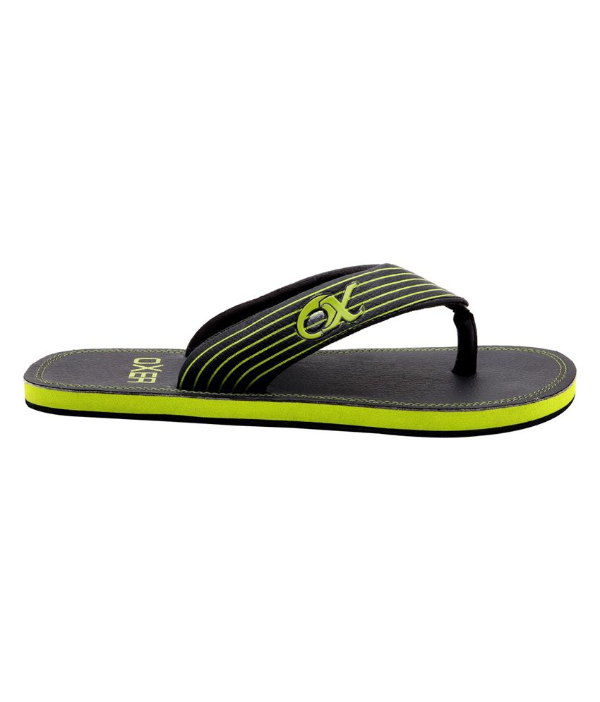 Oxer Black Daily Wear Slippers Price in 
