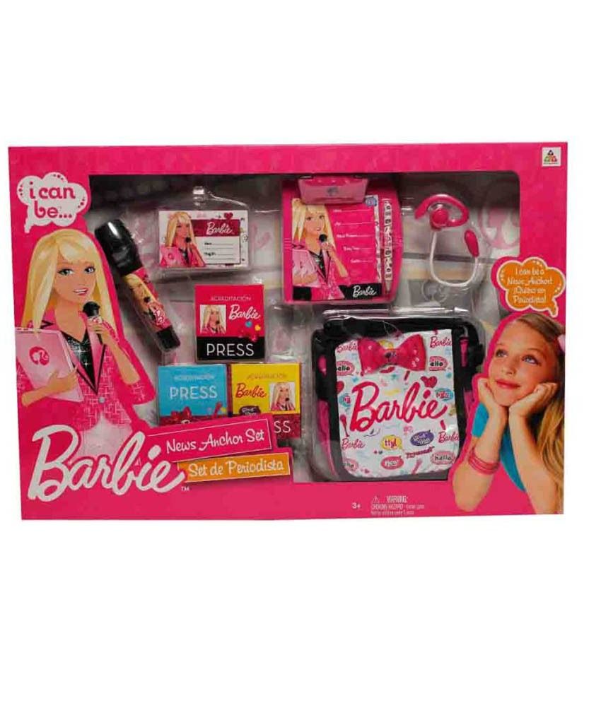 barbie news anchor set