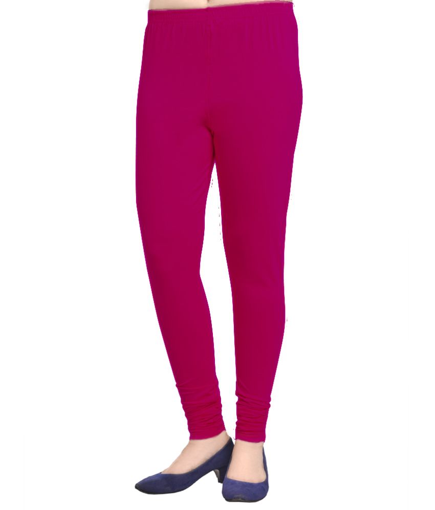 Buy Comfort Lady Women's Cotton Churidar Leggings Combo (Pack of RED,DARK  BLUE)-Free Size at Amazon.in