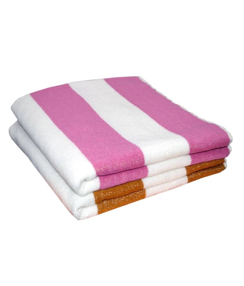 XY Decor Set of 2 Blends Bath Towel Multi Color Buy XY Decor Set of