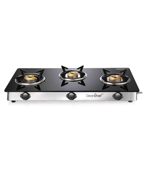 Greenchef Namo 3 Burner Glass Top Stove Price in India Buy Greenchef Namo 3 Burner Glass Top