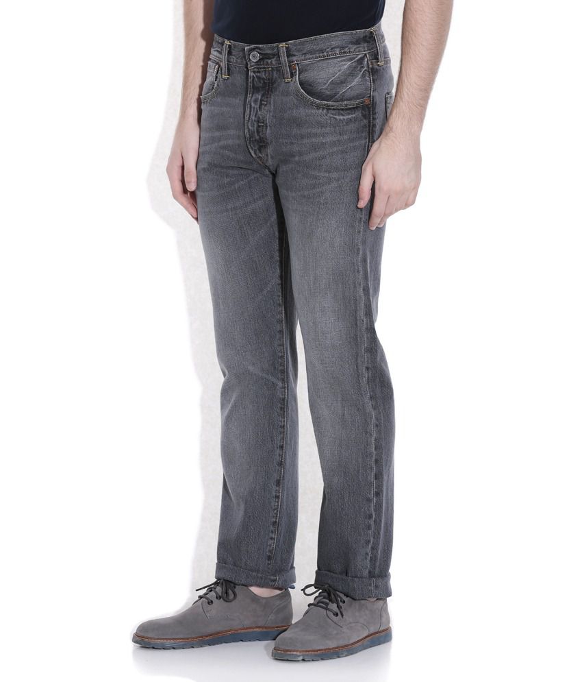 Levis Gray Faded Jeans 501 - Buy Levis Gray Faded Jeans 501 Online at Best Prices in India on ...