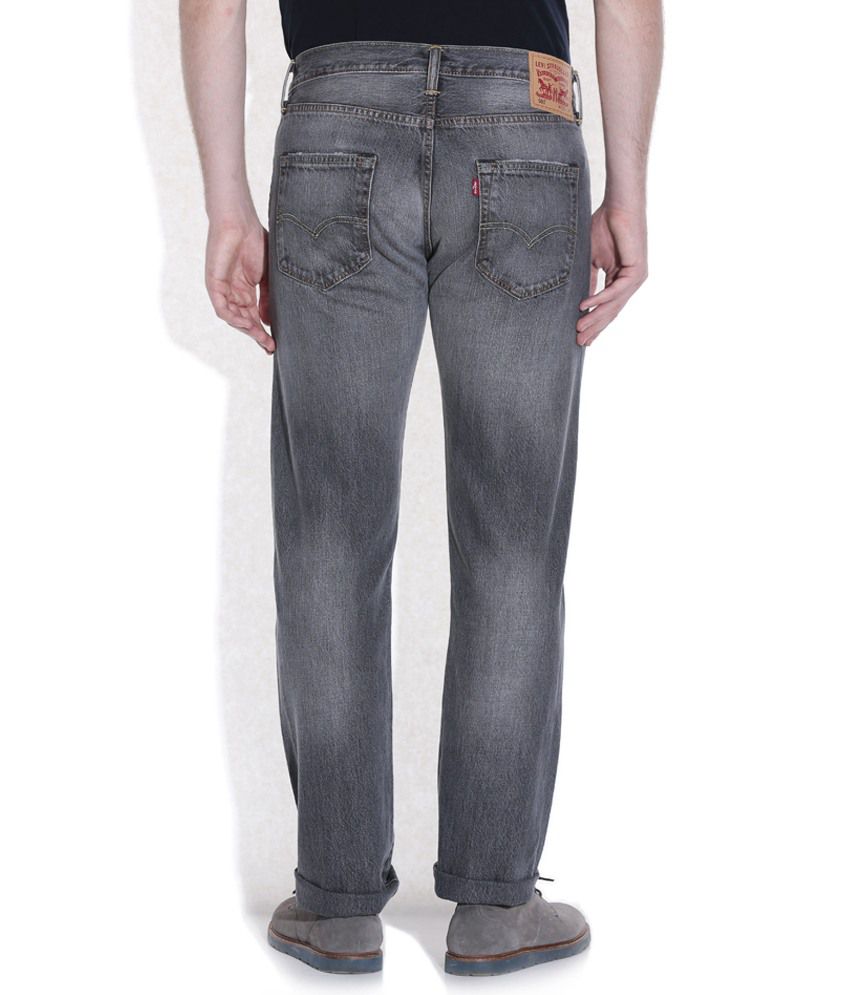 Levis Gray Faded Jeans 501 - Buy Levis Gray Faded Jeans 501 Online at ...