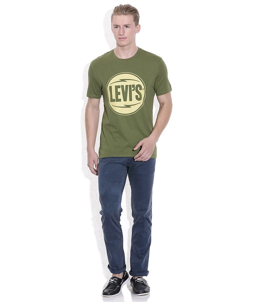 levis tshirt green