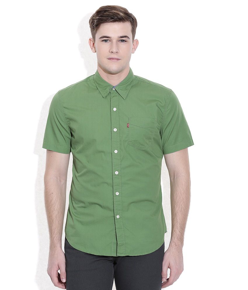 levis tshirt green