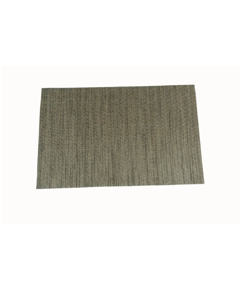 Panache Gray Table Mats Set Of 6 Buy Panache Gray Table Mats Set