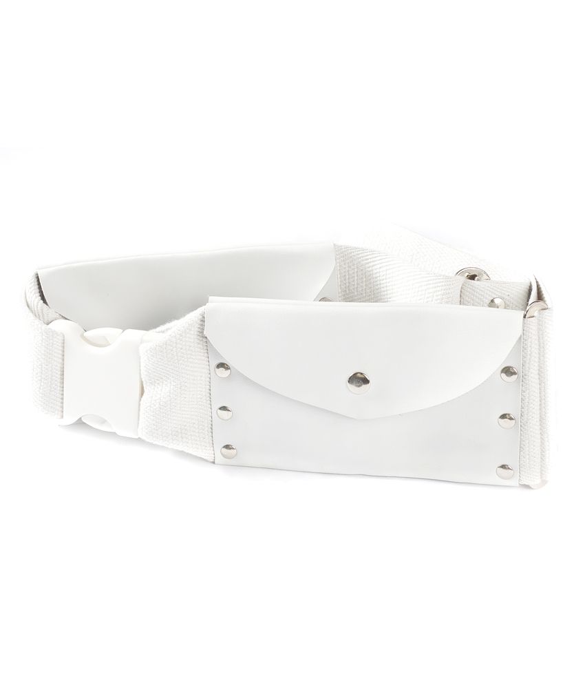 Cascade Exports White Ahram Belt: Buy Online at Low Price in India ...