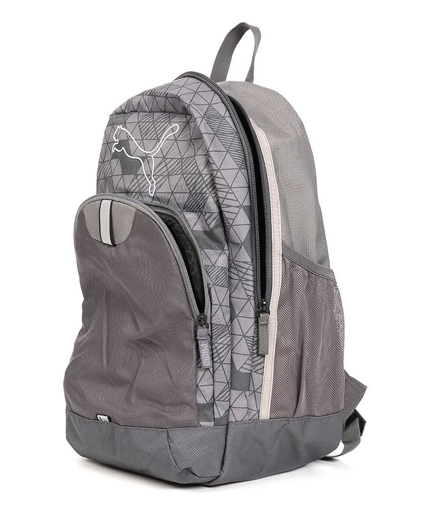 Puma Gray Backpack - Buy Puma Gray Backpack Online at Best Prices in India on Snapdeal