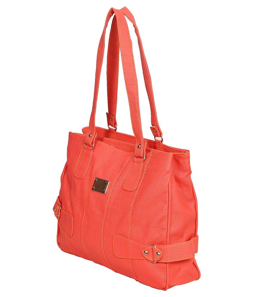 peach shoulder bag