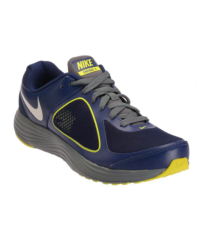 nike blue emerge in running sports shoes nike blue emerge in running sports shoes