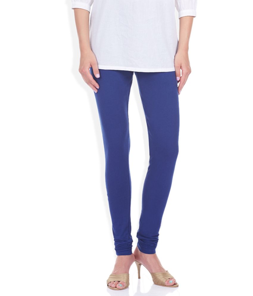 W Blue Churidar Leggings Price in India 
