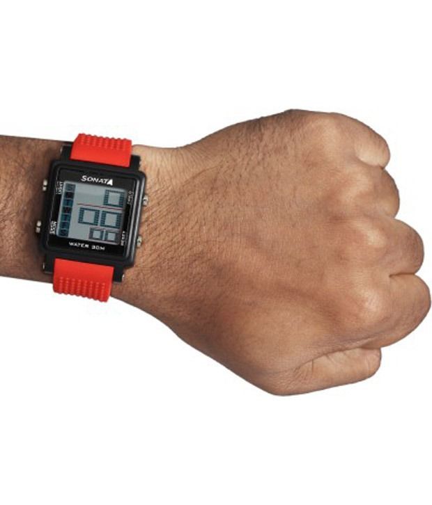 sonata digital sports watch