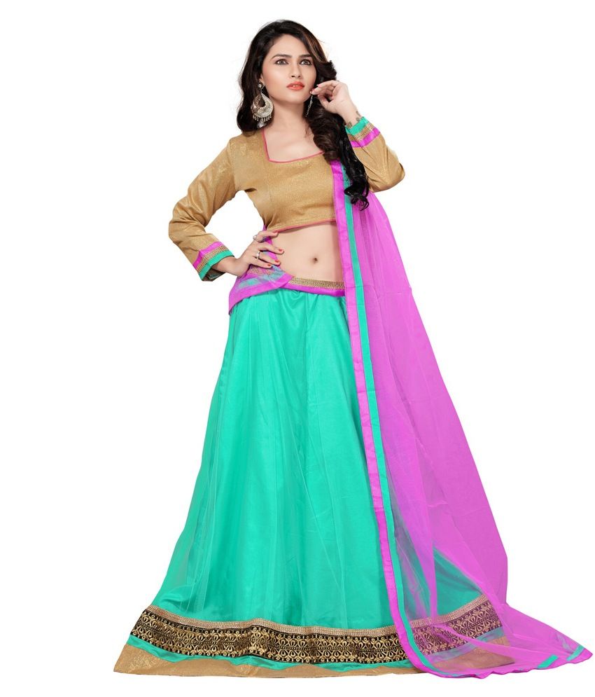 turquoise lehenga online shopping