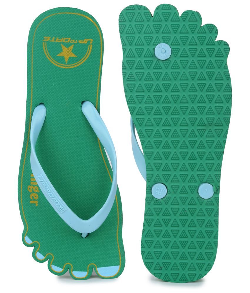 11E Green & Blue PVC Flip Flops Price in India- Buy 11E Green & Blue PVC Flip Flops Online at 