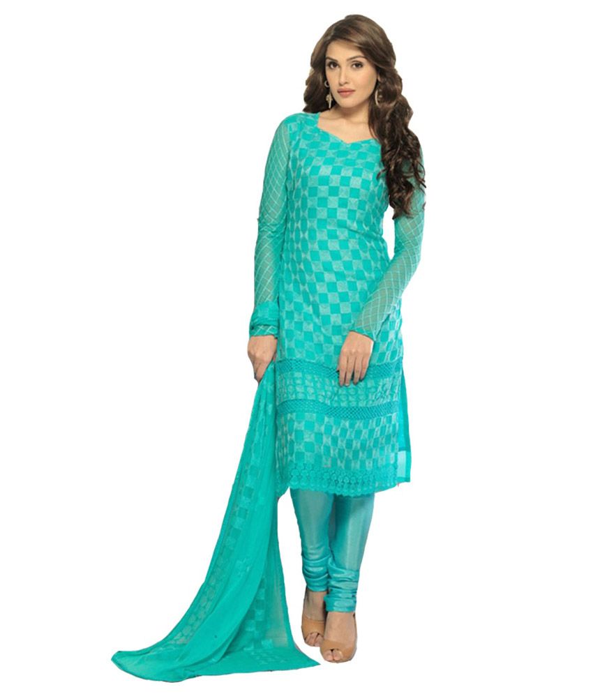 buy chiffon dress material online