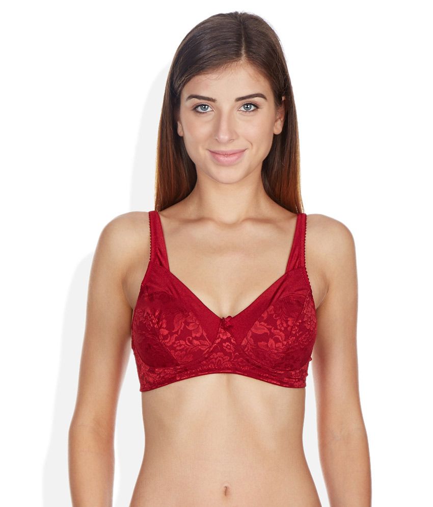 Buy Biara Red Non Padded Bra Online At Best Prices In India Snapdeal