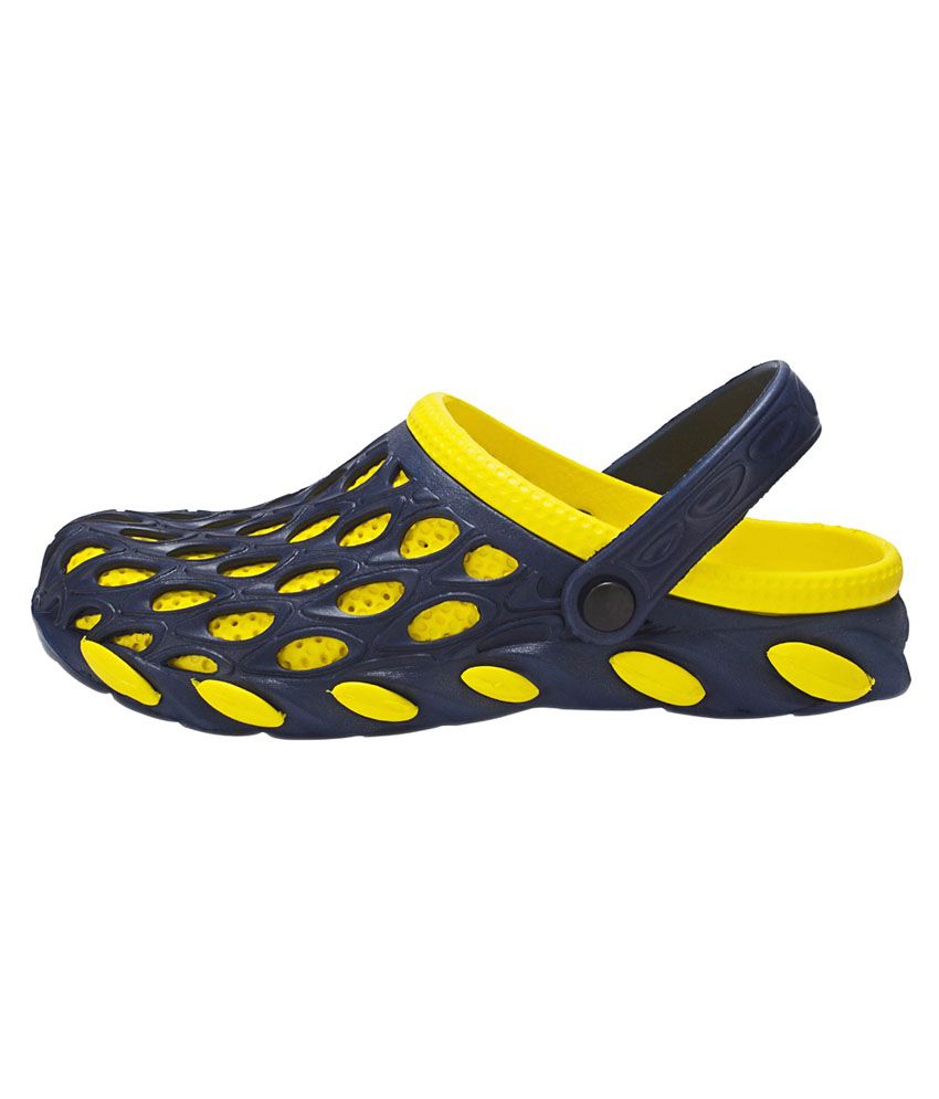 Tim X UNM Yellow Crocs and Brown Slippers - Combo of 2 Price in India ...