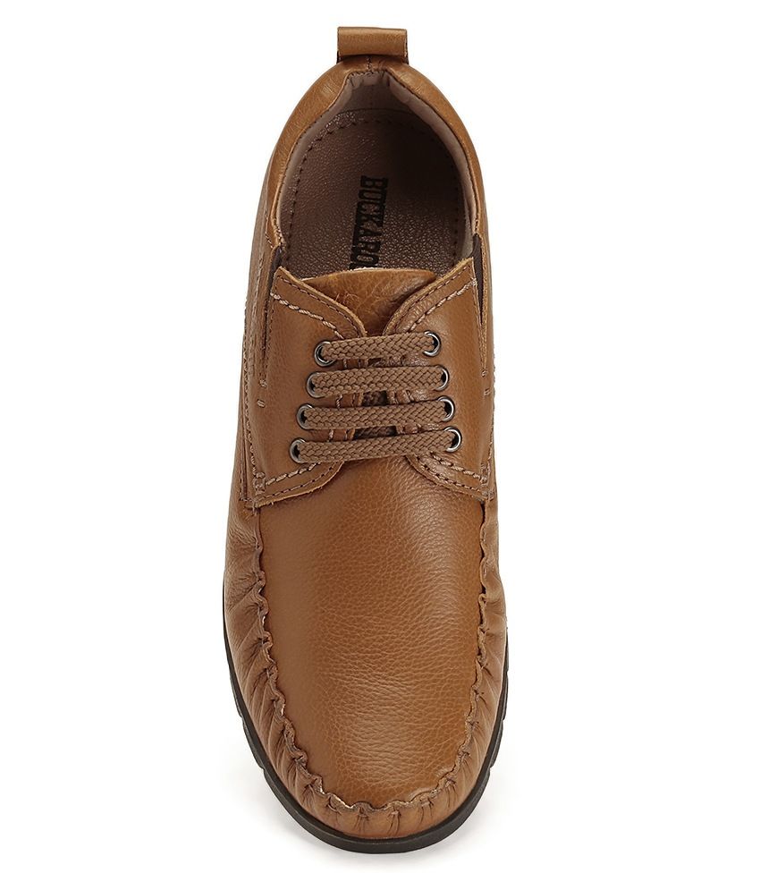 buckaroo tan loafers