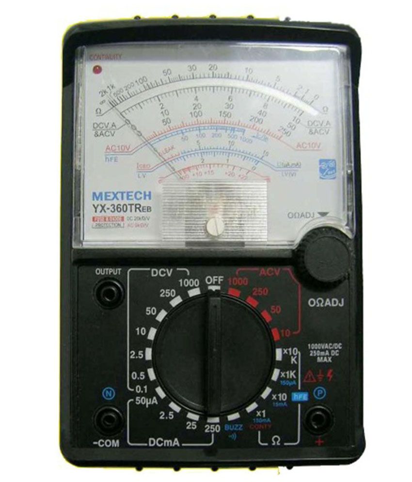 Mextech Analog Multimeter Buy Mextech Analog Multimeter Online at Low