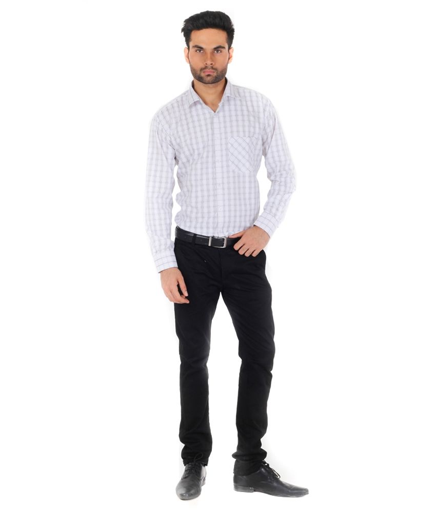 Spaky Black Check Formal Shirt - Buy Spaky Black Check Formal Shirt ...