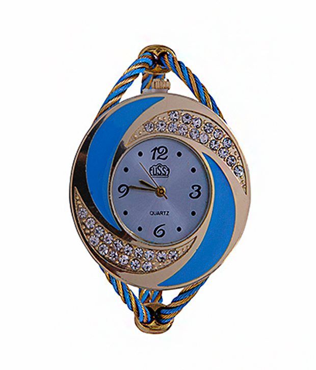 Typify White & Blue Bracelet Wrist Watch Price in India Buy Typify