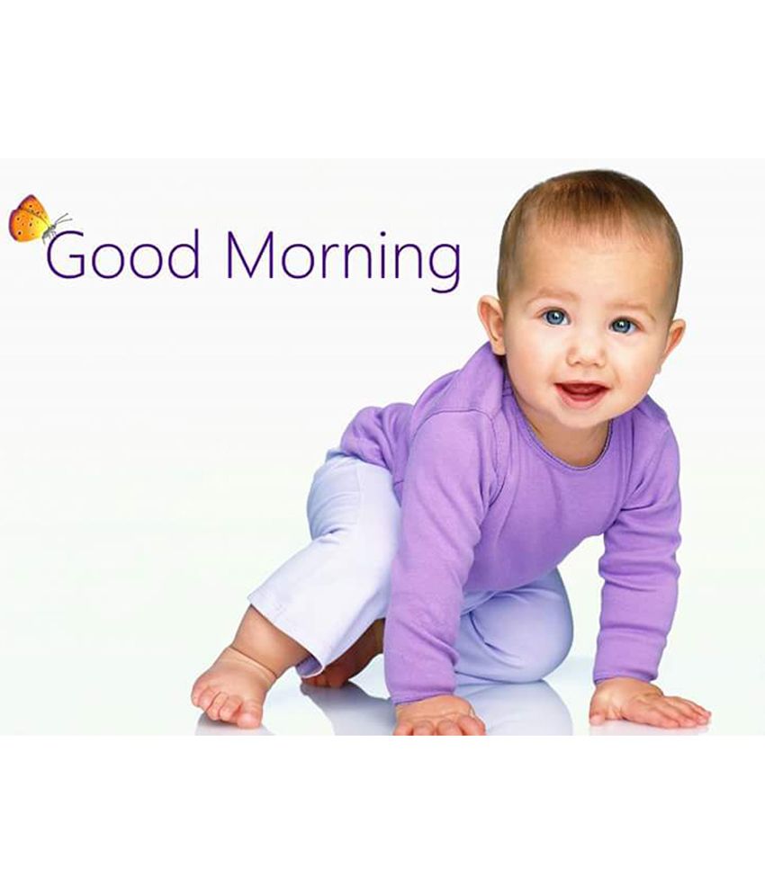 KKC Multicolour Good Morning Baby Poster: Buy KKC Multicolour Good ...