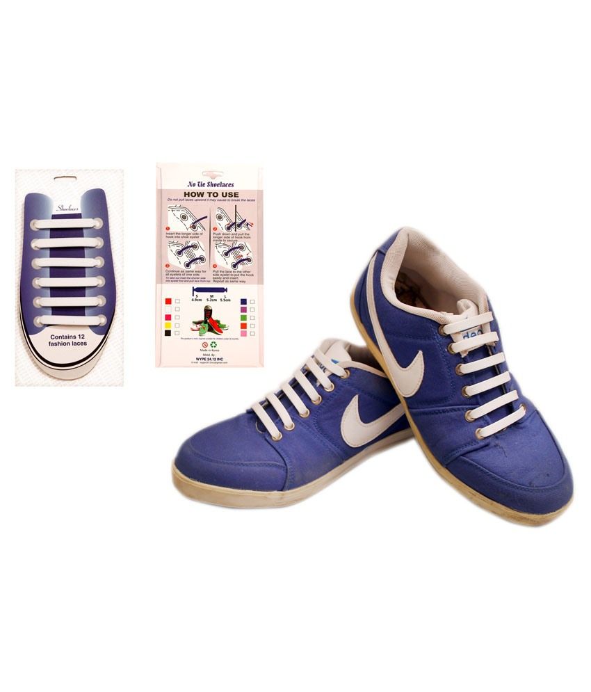 Wype Blue &amp; White Shoe Laces Buy Wype Blue &amp; White Shoe