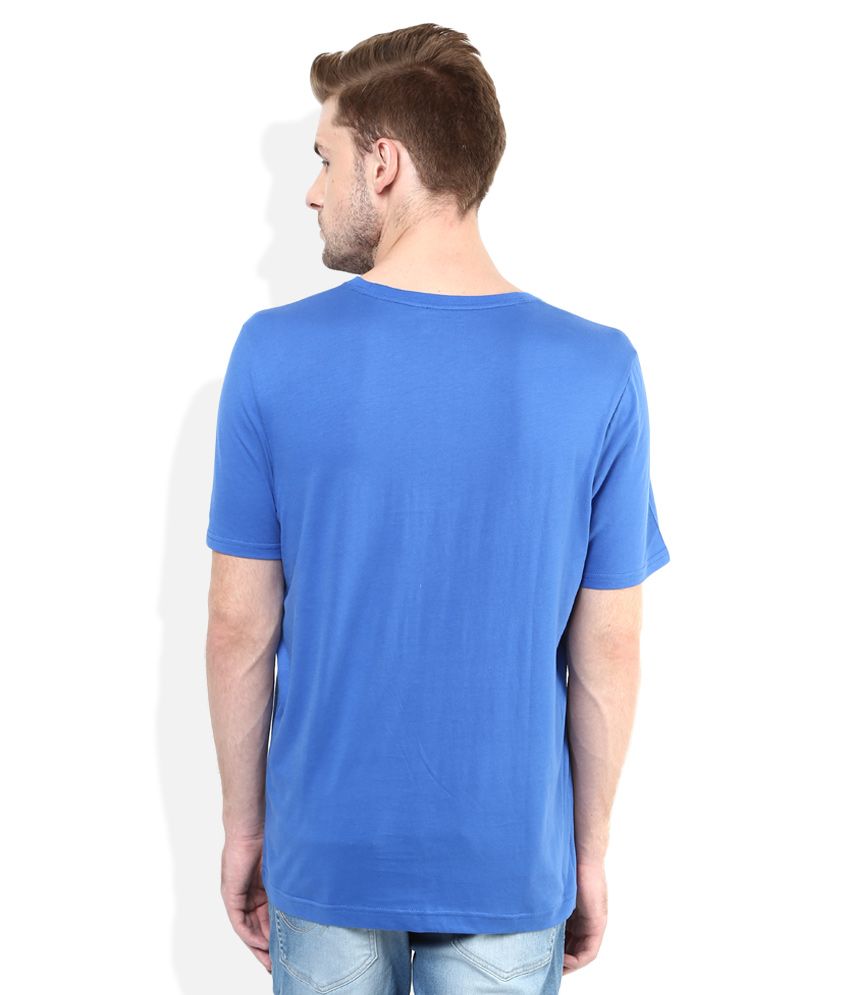 giordano blue shirt