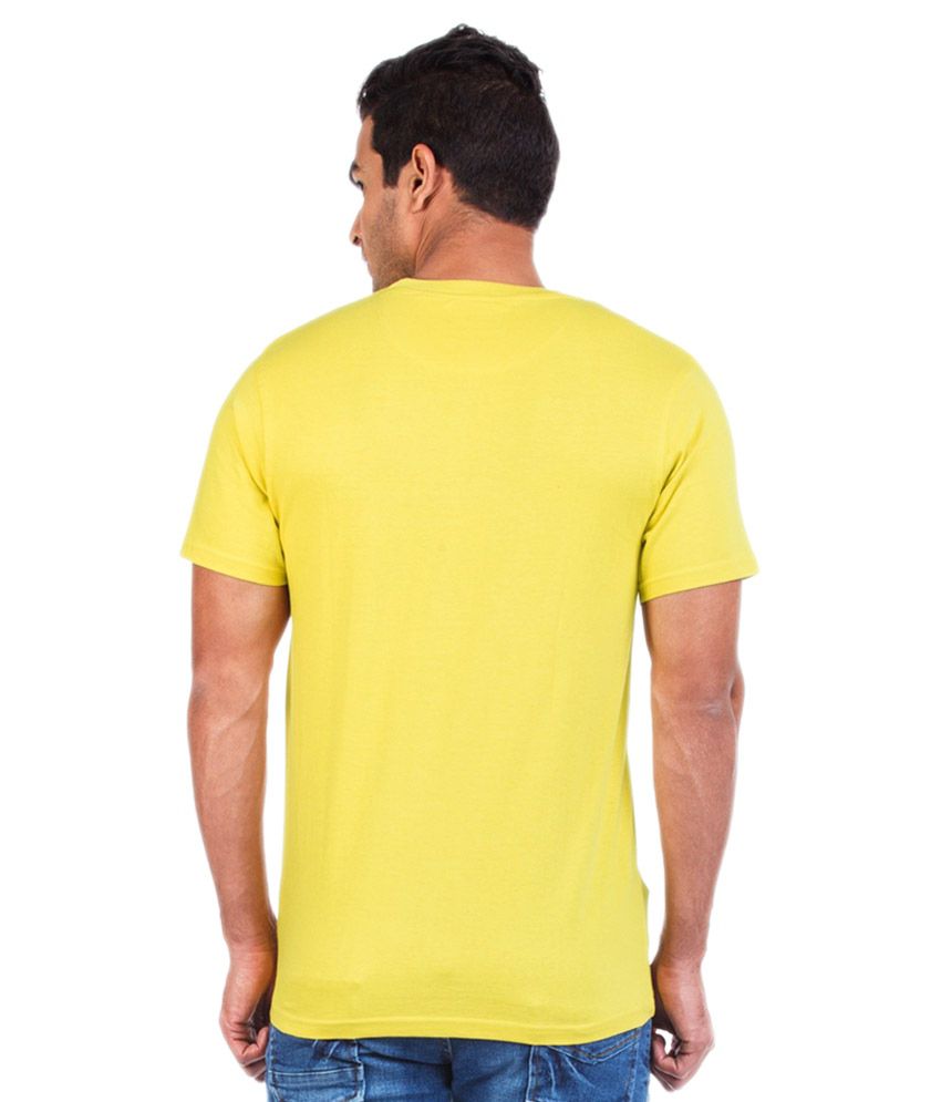 Sree Meenakshi Enterprises Yellow Cotton T-shirt - Buy Sree Meenakshi ...