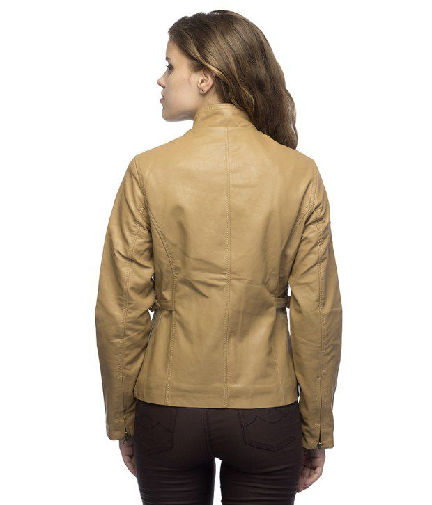Buy Chik Fab Beige Leather Jackets Online at Best Prices in India ...