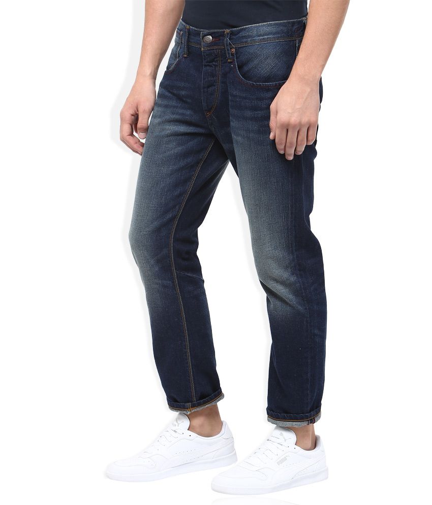 Original Penguin Blue Light Wash Regular Fit Jeans - Buy Original ...