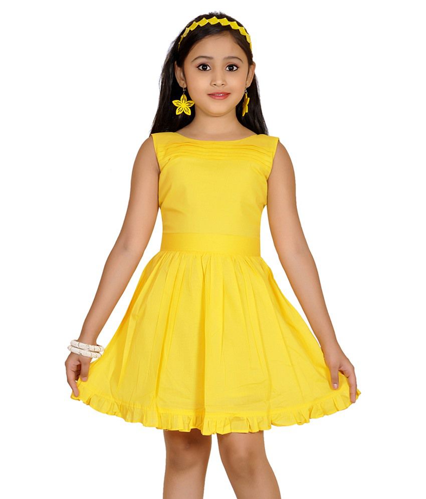 yellow colour frocks