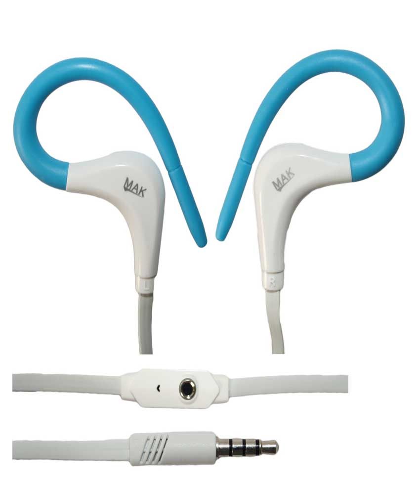 MAK SP89 N95 Wired Handsfree Blue Buy MAK SP89 N95 Wired Handsfree