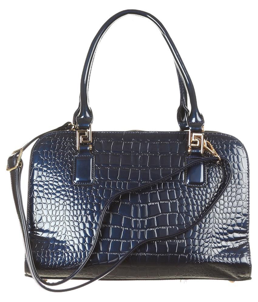 Aliza Blue P.U. Shoulder Bag - Buy Aliza Blue P.U. Shoulder Bag Online ...
