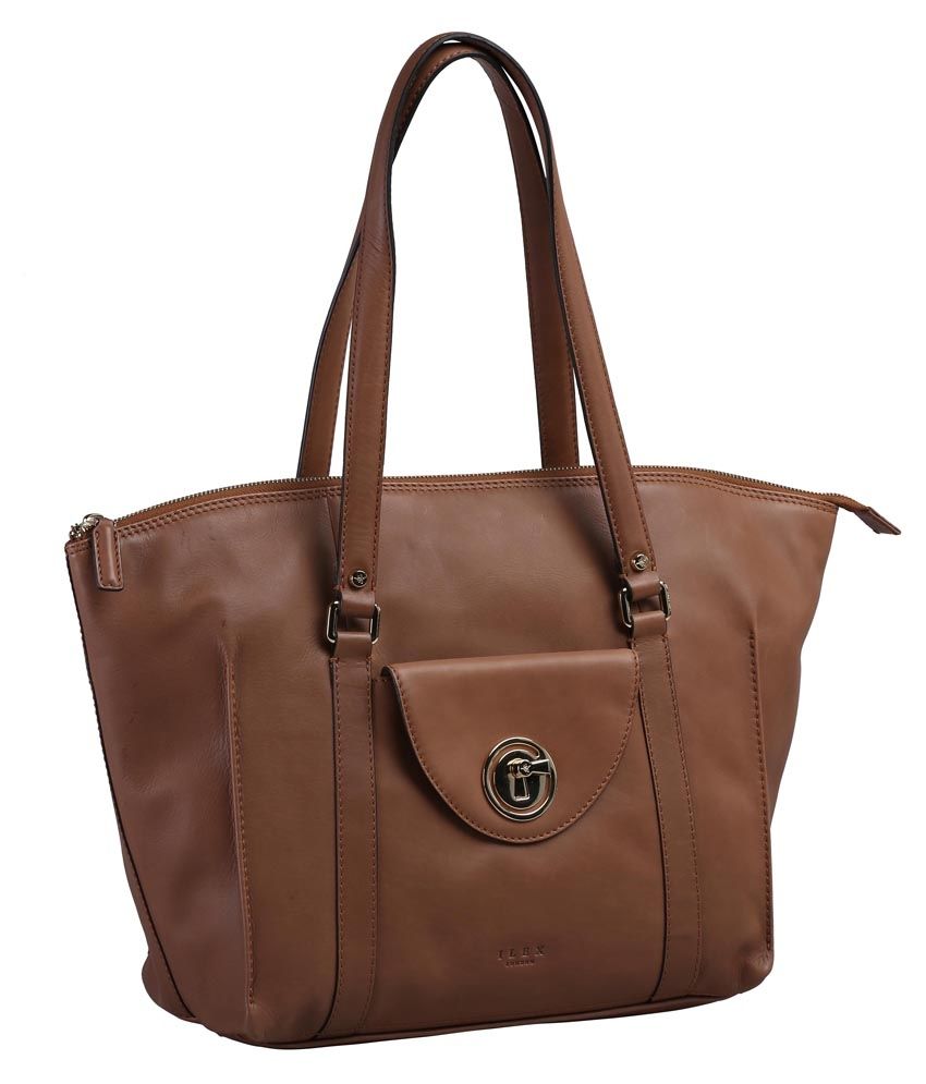 small tan shoulder bag