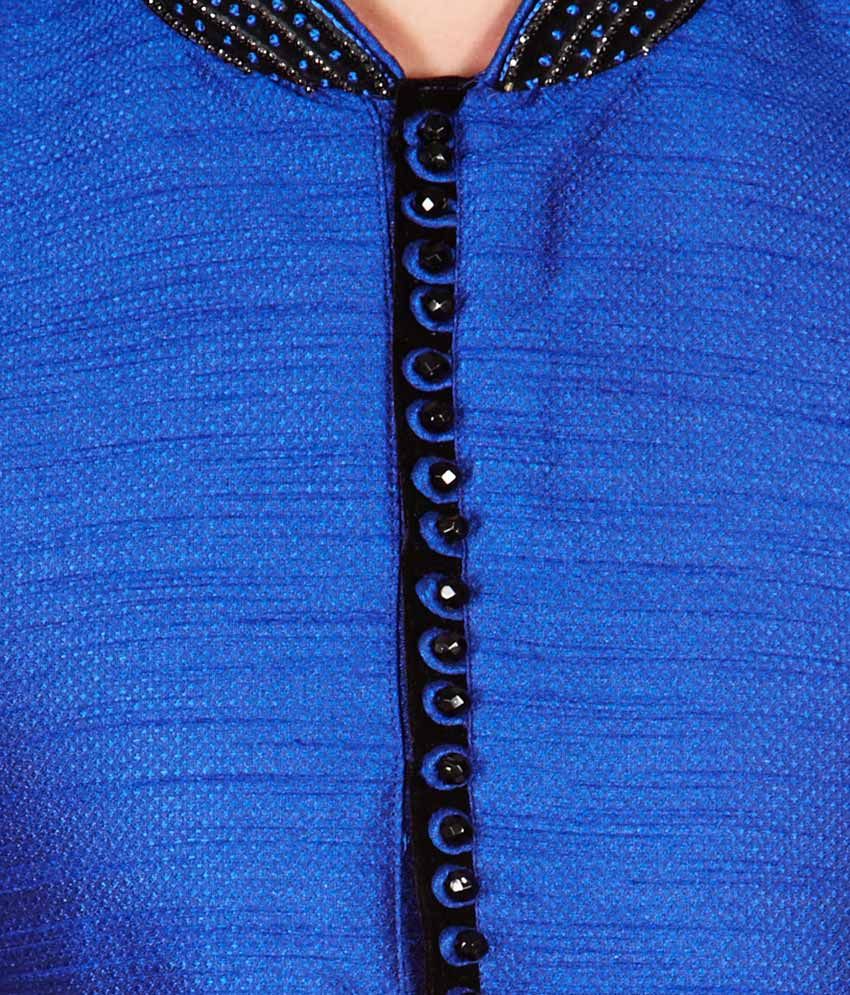 manyavar blue shoes